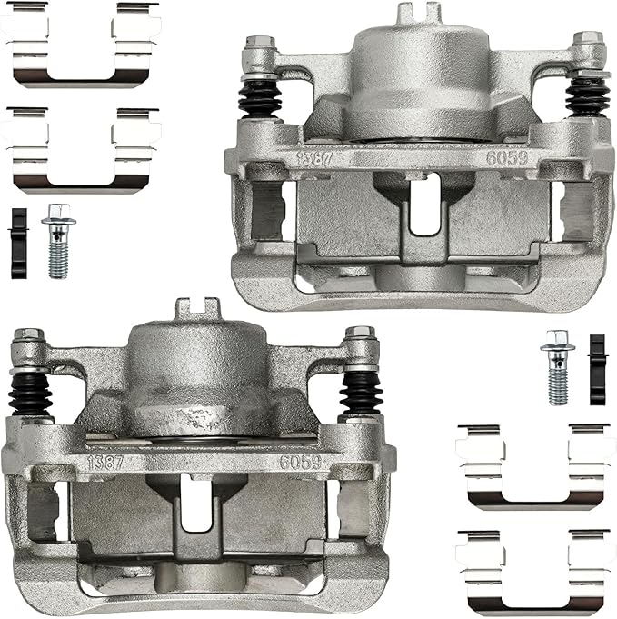 Torchbeam Front Brake Calipers Set for Nissan Rogue 2008-2013, Nissan Rogue Select 2014-2015, Suzuki Kizashi 2010-2013, Front Left and Front Right Calipers Replace # 19B3428+19B3429