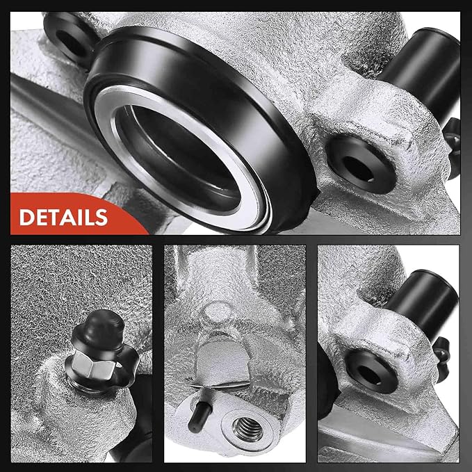 A-Premium Disc Brake Caliper Assembly Compatible with Select Audi Mand Volkswagen Models - A1 11-13, A3 10-13, Beetle 12-19, Bora 05-10, Golf 10-14, For Jetta 05-18, Rabbit 06-09 - Front Left Driver