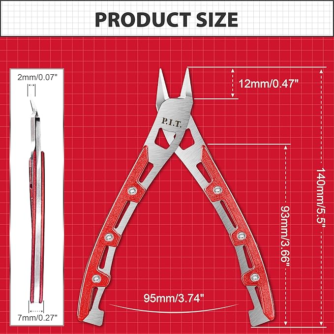 Wire Cutters,5.5'' Stainless Steel Flush Cutters,Side Cutters,Wire Snips,Flush Cut Pliers, Small Wire Cutters for Zip Tie,Jewelry Making,Plastic,Floral,Electrical,Craft,Artificial,Soft Copper