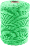 4mm x 400 Feet Light Green Jute Rope, Twine for Gardening Tomato Climbing Plant Tie Floristry Crafts Gift Wrapping Packing Decor