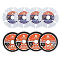 Circular Saw Blade 2inch - BRSCHNITT 4PCS 72T Cutting Discs & 4pcs 2" Carbide Multi Wheel 10mm Bore for Cutting Wood, Copper, Aluminum, Plastic and Soft Metal