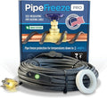 Radiant Solutions Company Intelligent Heat Tape for Water Pipe Freeze Protection - with GlowCap™, Built-in Thermostat, Tape Included, 10-yr Warranty, Heavy-Duty, Self-Regulating, 120V (12 Ft)
