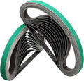 1/2 Inch x 18 Inch Sanding Belts for File Sander, 20-Pack 80 Grit Zirconia Sanding Belts for 1/2" x 18" Belt Sander