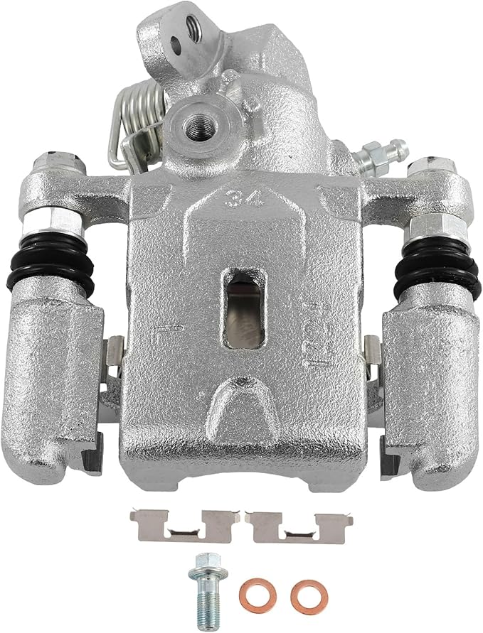SCITOO 19B3302 Rear Left Disc Brake Caliper Assembly w/Bracket For Hyundai For Elantra 2005-2006,For Hyundai For Tiburon 2004-2008,For Kia For Spectra 2005-2009,For Kia For Spectra5 2005-2009