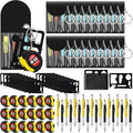 72 Pcs Mini Tape Screwdriver Keychain Set Christmas Men Gifts Bulk Adult Party Favors Multitool Pen Card Tool Measuring Keychains Stocking Christmas Stuffers for Men Dad (Yellow,Black)
