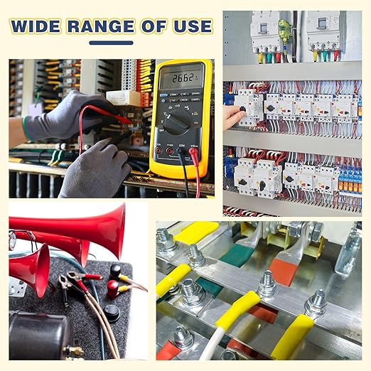 1700 Pcs Electrical Crimp Terminals Mixed Insulated Wire Connectors Assortment Kit Electronic Solderless Spade Connector Quick Disconnect Rings Fork Butt with Storage Box for Home Garage Workshop