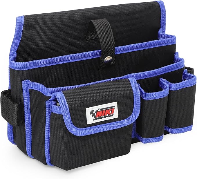 Tool Belt,600D Water-draining Oxford Cloth Tool Belts for Men,Electrician Tool Belt Widely Applied to Repairmen,Electrician,Carpenter,Construction (7 pockets)