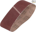 HARFINGTON 6 x 48 Inch Sanding Belts, 3 Pcs 100 Grits Aluminum Oxide Abrasive Belt Sander File Belt for Woodworking, Metal Polishing, Knife Sharpener