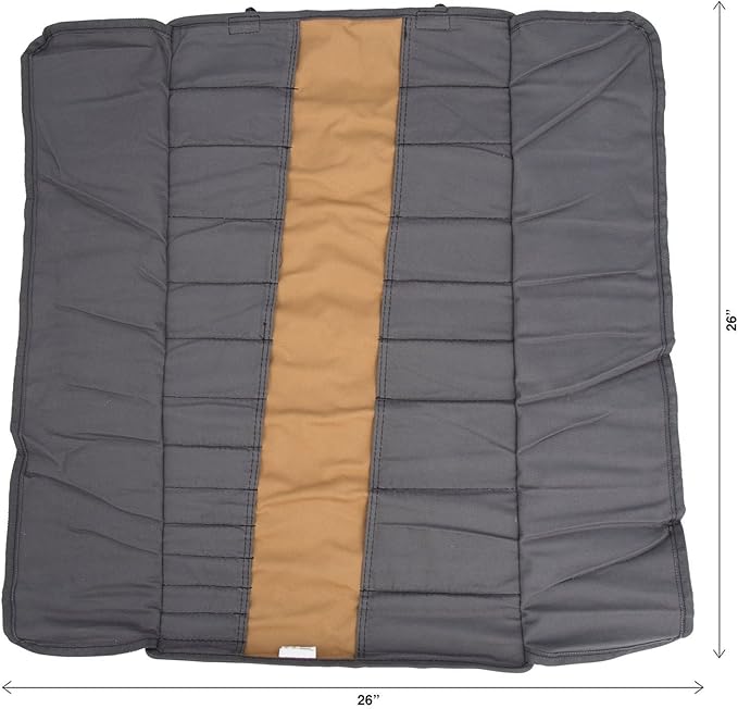 Dickies Large Wrench/Screwdriver Organizer Roll for Mechanics, 23 Tool Pockets, Durable Canvas Construction, 26 in. x 14.25 in. Unrolled, Grey/Tan