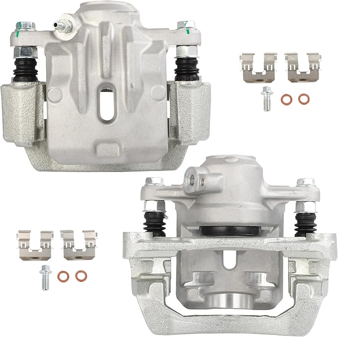 SCITOO 19B7029 19B7028 Rear Left & Right Disc Brake Calipers Assembly w/Bracket For Subaru For Crosstrek/For Forester/For Impreza/For XV Crosstrek