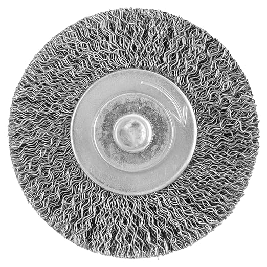 6 Pack 2 Inch Heavy Duty Wire Wheel Brush for Drill - 0.0118" Carbon Steel Bristles, 1/4" Hex Shank, 20000 RPM, Professional Paint & Rust Remover