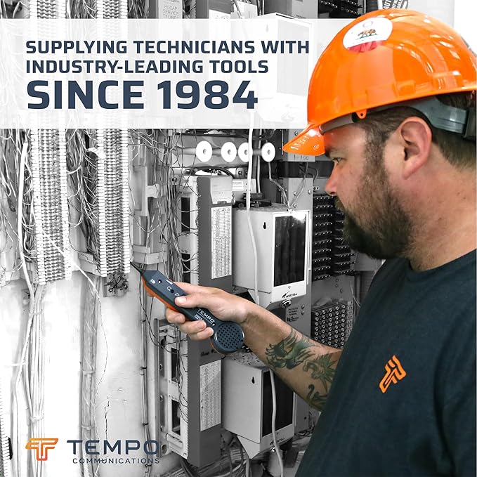 TEMPO Communications 521E Wire and Sprinkler Valve Locator Tool, Irrigation Underground Wire Locator, Buried Wire Locator (2025 Model)