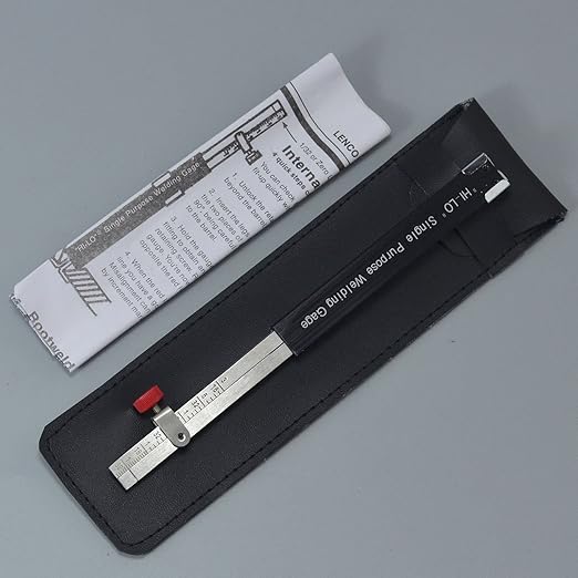 RIVERWELD Hi-lo Welding Gauge Gage Internal Single Purpose Root Gap Checks Root Weld Space and Internal Misalignment Weld Gap Size Weld Height Weld Thickness Marks Inch