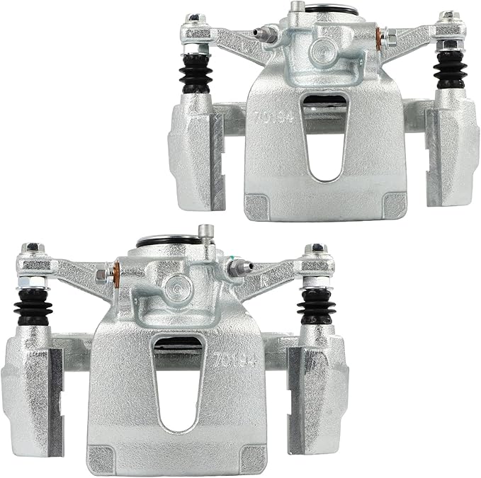 cciyu Rear Left & Right Brake Calipers Assembly w/Bracket 18B5501 18B5500 2015 2016 2017 For Ford For F-150
