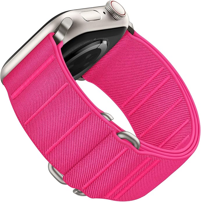 Suitisbest Sport Bands Compatible with Apple Watch Ultra Band 49mm 46mm 45mm 44mm 42mm 38mm 40mm 41mm Men Women, Stretchy Nylon Sport Loop Strap with S-Hook for iWatch Series 10 Ultra SE 9 8 7 6 5 4 3