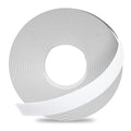 GSCIT Club White Melamine Edge Banding, 5/8 inch x 50ft Edge Banding with Hot Melt Adhesive Pre-glued Cabinet Edge Banding Flexible White Veneer Edging for Plywood