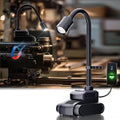 LED Work Light, 5000mAh Magnetic Gooseneck Light Rechargeable, 2000 Lumen 360°Flexible Mechanic Lamp with Hook, Job Site Lights for Men, Work Bench, Auto-Repairing, Emergency, Power Outage