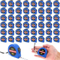 50 Pcs 6 FT Mini Tape Measure Retractable Bulk Small Measuring Tape Pocket Size Measurement Tool for Operation Christmas Items Party Favor Gifts Stuffers for Men(Blue)