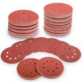 100 PCS 5 Inch Sanding Discs 120 Grit Hook and Loop Adhesive Round Sandpaper for Random Orbital Sander
