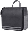 Hanging Toiletry Bag for Men VANCASE Vintage Leather Shaving Dopp Kit Medium Waterproof Travel Bathroom Bags Portable Shower Organizer