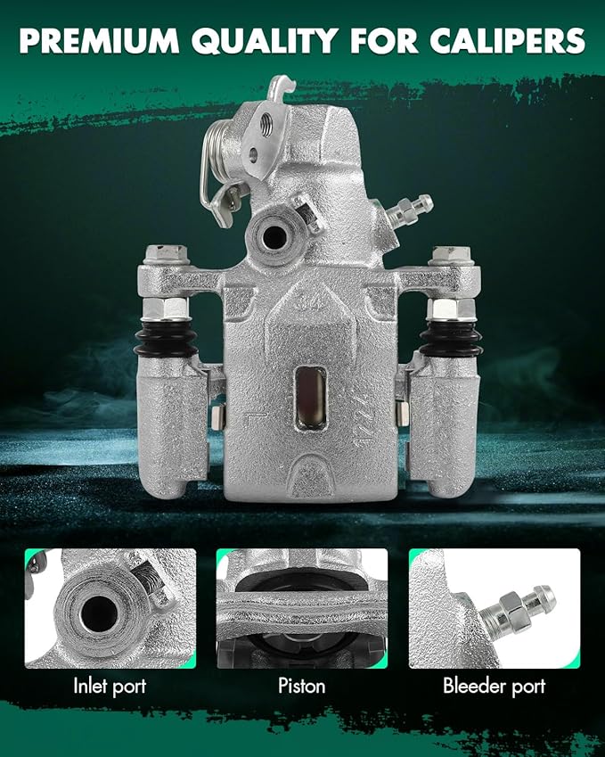 SCITOO 19B3302 Rear Left Disc Brake Caliper Assembly w/Bracket For Hyundai For Elantra 2005-2006,For Hyundai For Tiburon 2004-2008,For Kia For Spectra 2005-2009,For Kia For Spectra5 2005-2009