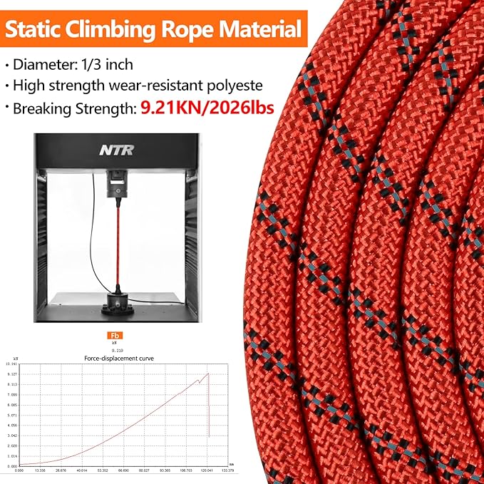 NTR 3FT Heavy Duty Dog Leash with Swivel Lockable Hook and Comfortable Padded Handle, Red Rope Dog Leash for Small Medium Large Dogs Training, Playing, Camping, or Backyard