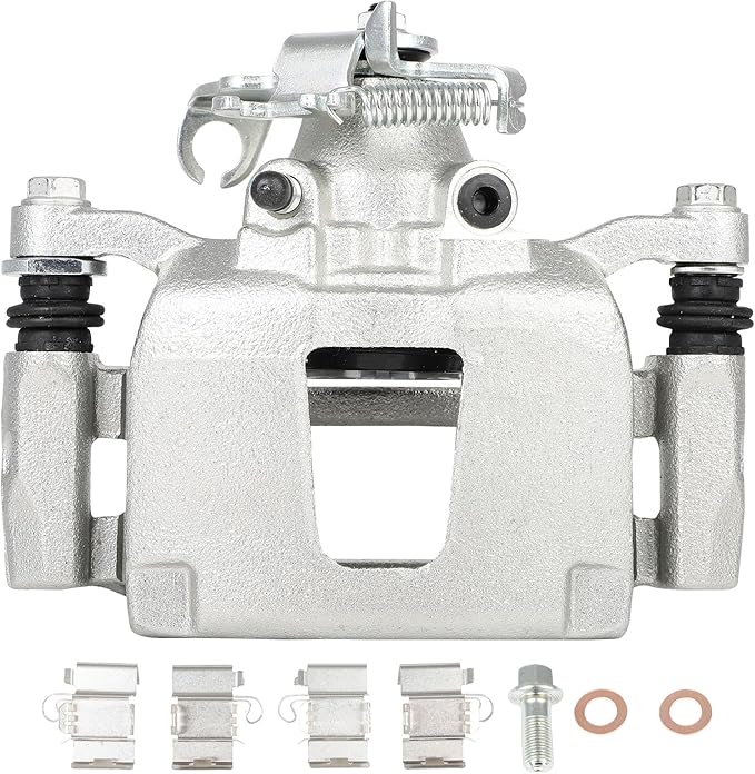 SCITOO 18B5399 Disc Brake Caliper Assembly with Bracket Fit For Chrysler For Town & Country 2012-2016 For Dodge For Grand Caravan 2012-2017 For Ram For C/V 2013-2015 For VW For Routan 2012-2014