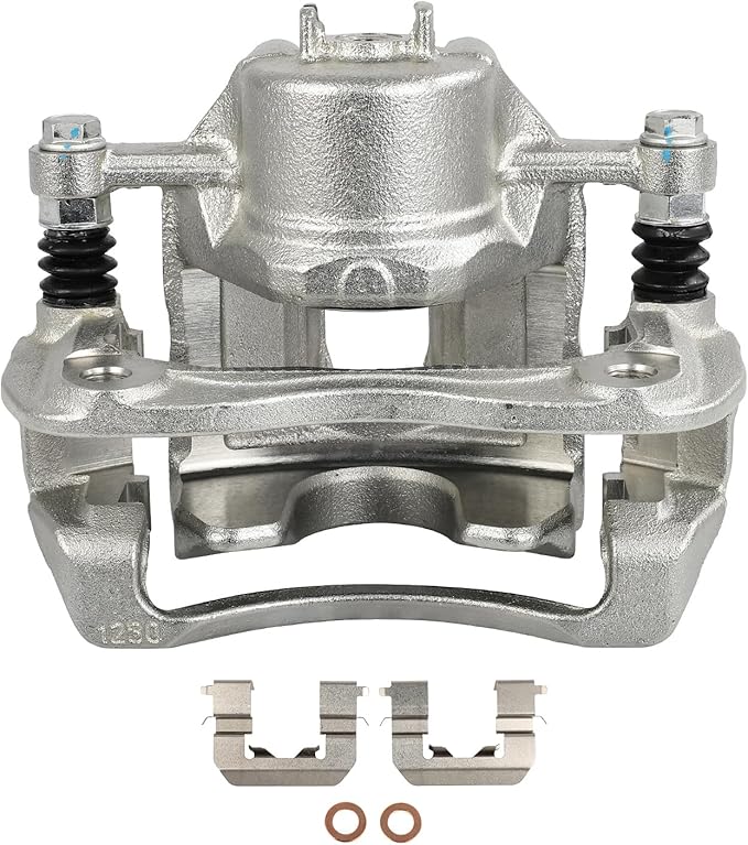 cciyu Front Left Brake Caliper Assembly w/Bracket 19B6794 2012 2013 2014 For Dodge For Attitude,2012 2013 2014 2015 2016 2017 For Hyundai For Accent,2012 2013 2014 2015 2016 2017 For Kia For Rio