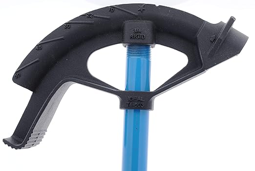 IDEAL Electrical 74-028 Ductile Iron Bender Conduit Metal Pipe Bender w/handle for 1 in. EMT Pipes, Benders