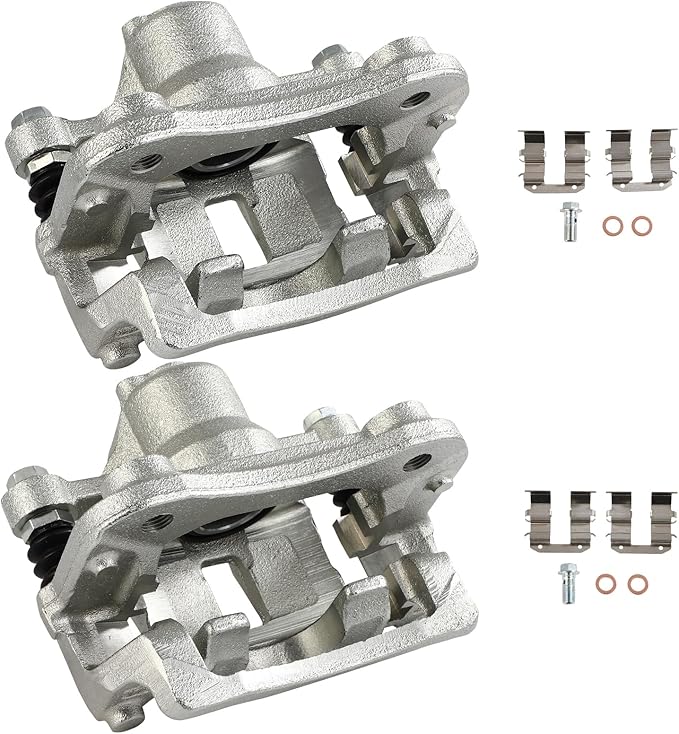 SCITOO 19B6390A 19B6391A Rear Left & Right Disc Brake Calipers Assembly w/Bracket For Hyundai For Sonata 2015-2019,For Kia For Optima 2016-2020