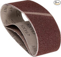 3 Pcs Sanding Belts 3 x 21 Inch 60 Grit Aluminum Oxide Abrasive Sandpaper for Belt Sander Metal Grinding Wood Working Weld Rust Removal