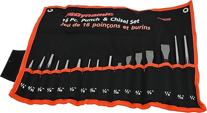 Dynamic 16 Piece Punch And Chisel Set