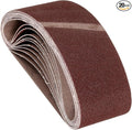 20 Pcs Sanding Belts 4 x 24 Inch 80 Grit Aluminum Oxide Abrasive Sandpaper for Belt Sander Metal Grinding Wood Working Weld Rust Removal