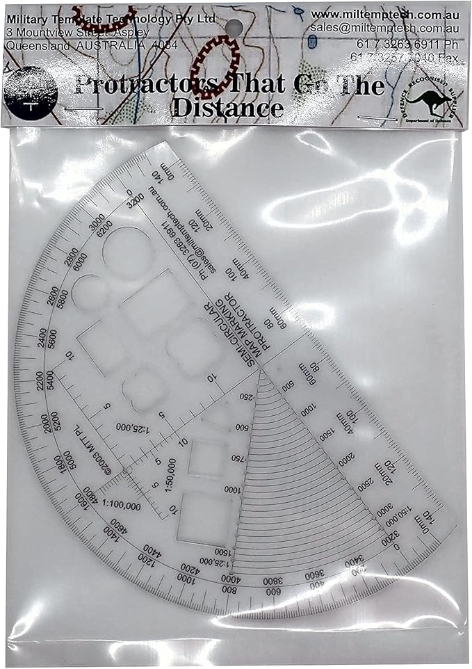 Map Marking Protractors