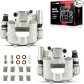 Torchbeam 2PCS Rear Driver and Passenger Side Brake Caliper For Scion for 2005-2010 tC, Disc Brake Caliper Assembly with Bracket Replace # 19B2951+19B2950