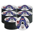 SALI 50 Pack 4-1/2 Inch Grinding Wheels for General Purpose Metal & Stainless Steel, Aluminum Oxide Grinding Disc for Angle Grinder, Depressed Center 4.5" * 1/4" * 7/8"(115 * 6.0 * 22.2 mm)