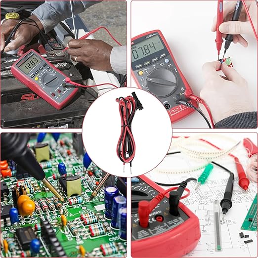 New Meter Test Leads Cat III 1000V 20A Replacement for Fluke Ideal Simpson