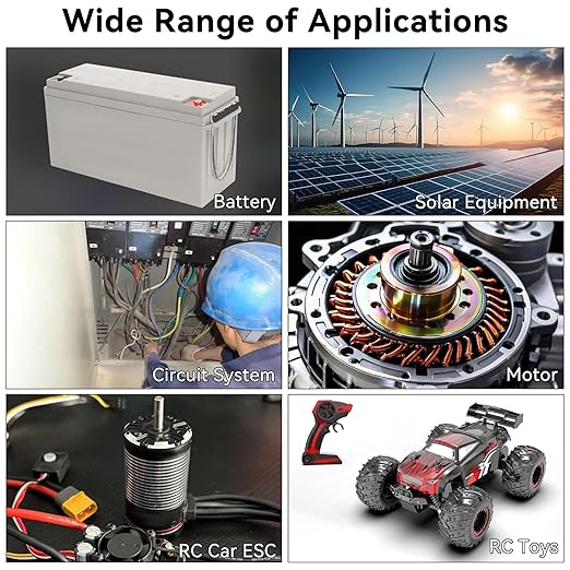 60V 200A Watt Meter Power - High Precision Power Monitor Power Consumption Meter Battery Analyzer Tester with Digital LCD Screen for RC Solar Wind Power Ebike(12000W) (60V200A)