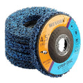 5 Pack 4-1/2" x 7/8" Strip Discs Stripping Wheel, 4.5 inch Rust Remover Discs for Angle Grinder,Clean and Remove Paint Coating Rust Welds Oxidation(Blue)