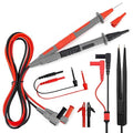 KAIWEETS Multimeter Test Lead Set for Electrical Testing, Soft Silicone Test Leads Kit for Fluke/AstroAI/INNOVA Multimeter Electronic Clamp Meter 11 PCS