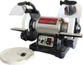BUCKTOOL 8 inch Dual Speed Bench Grinder & Buffer, Professional Low High Speed Bench Grinder Buffer with Cast Iron Base TDS-200DS