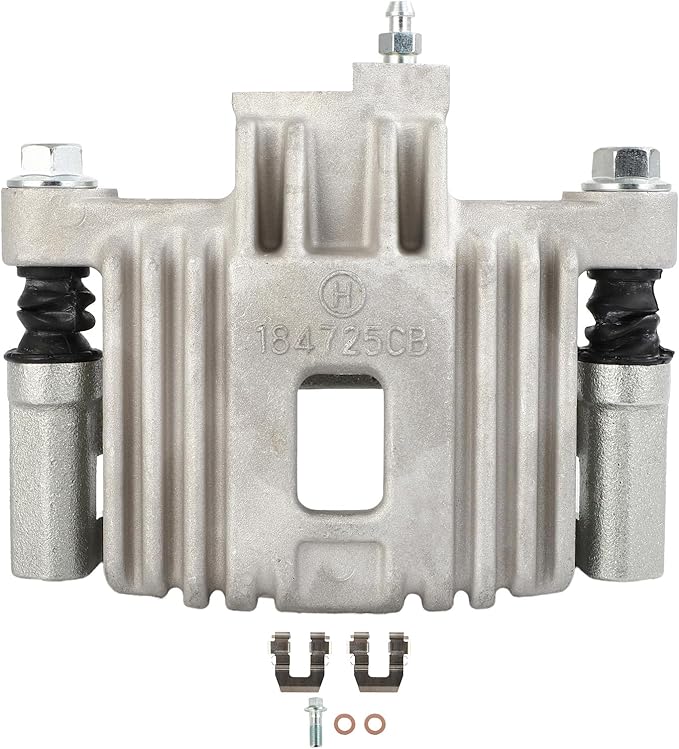 SCITOO 18B4724 Rear Left Disc Brake Caliper w/Bracket Fit For Oldsmobile For Alero 1999-2004,For Pontiac For Grand Am 1999-2005, Single Piston