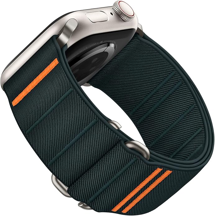 Suitisbest Sport Bands Compatible with Apple Watch Ultra Band 49mm 46mm 45mm 44mm 42mm 38mm 40mm 41mm Men Women, Stretchy Nylon Sport Loop Strap with S-Hook for iWatch Series 10 Ultra SE 9 8 7 6 5 4 3