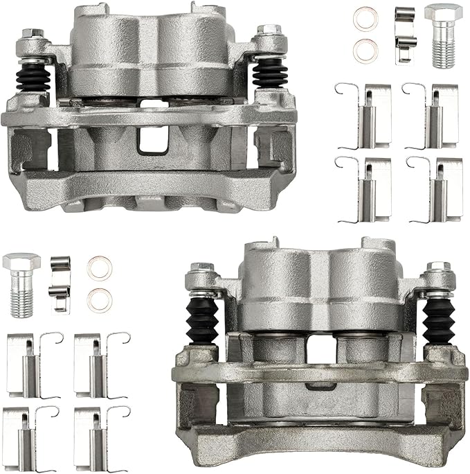 Torchbeam Front Brake Calipers Set for Jeep 1999-2004 Grand Cherokee, Front Left and Front Right Calipers Replace # 18B4826+18B4827
