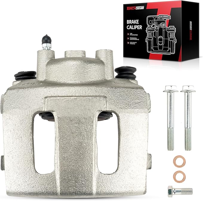 Torchbeam Front Brake Caliper Left for Jeep 1990-1995 1997-2002 Wrangler, Jeep 1990-2000 Cherokee 4.0L, Jeep 2003-2006 Wrangler 4.0L, Jeep 2001 Cherokee, Front Left Caliper Replace # 184340