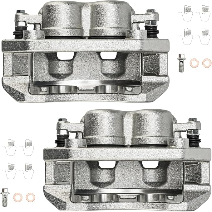 Torchbeam Front Brake Calipers Set for Dodge 2006-2008 Ram 1500 5.7L, Dodge 2005-2008 Dakota, Dodge 2006-2008 Ram 1500 4.7L, Front Left and Front Right Calipers Replace # 18B5008+18B5009