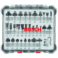 BOSCH RBS030MBS 30-Piece (Universally Compatible Accessory) Carbide-Tipped Wood Router Bit Assorted Set