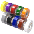 OHLECTRIC Colored Electrical Tape UL/CSA Listed, Multicolor High Temp Flame-Retardant Electrical Tape, Heat & Weather Resistant 3/4in x 60ft 7mm Thick Industrial Grade Vinyl (10 Rolls)