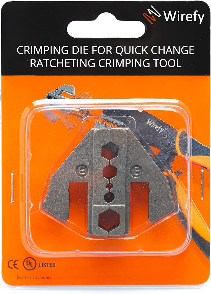 Wirefy Crimping Die for RG Type Coaxial Cable - RG 58, 59, 62, 6