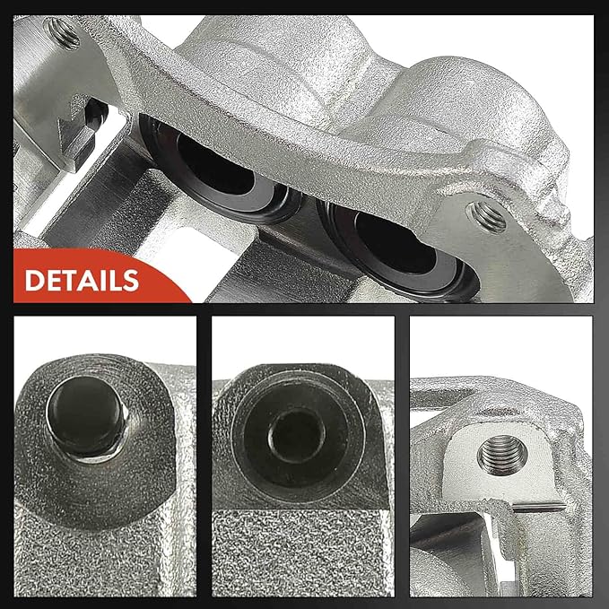 A-Premium Disc Brake Caliper Assembly with Bracket Compatible with Select Chevy, Pontiac and Saturn Models - Equinox 2005-2006,Torrent 2006, Vue 2004-2007 - Front Right Passenger Side